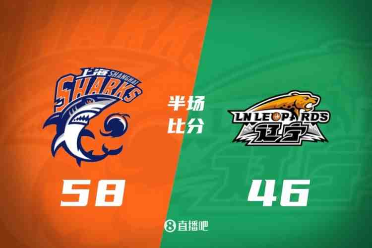 半场战报-上海领先辽宁12分 拉塞尔10+7 麦基13分 库珀21分